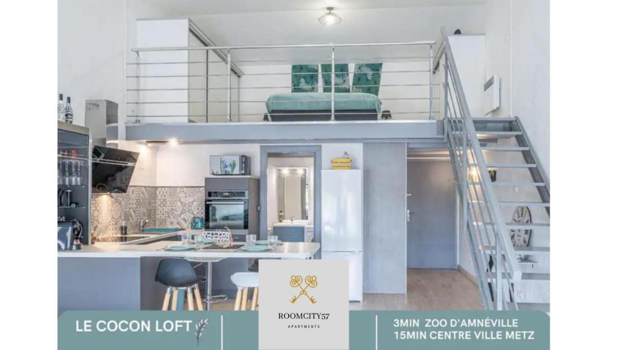 Le Cocon Loft Metz Luxembourg Un-Sejour-A-Part Apartment Amneville Ngoại thất bức ảnh